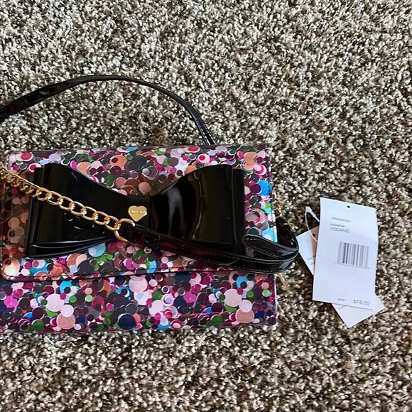 Betsey Johnson rainbows Xodanie purse - Picture 7 of 10